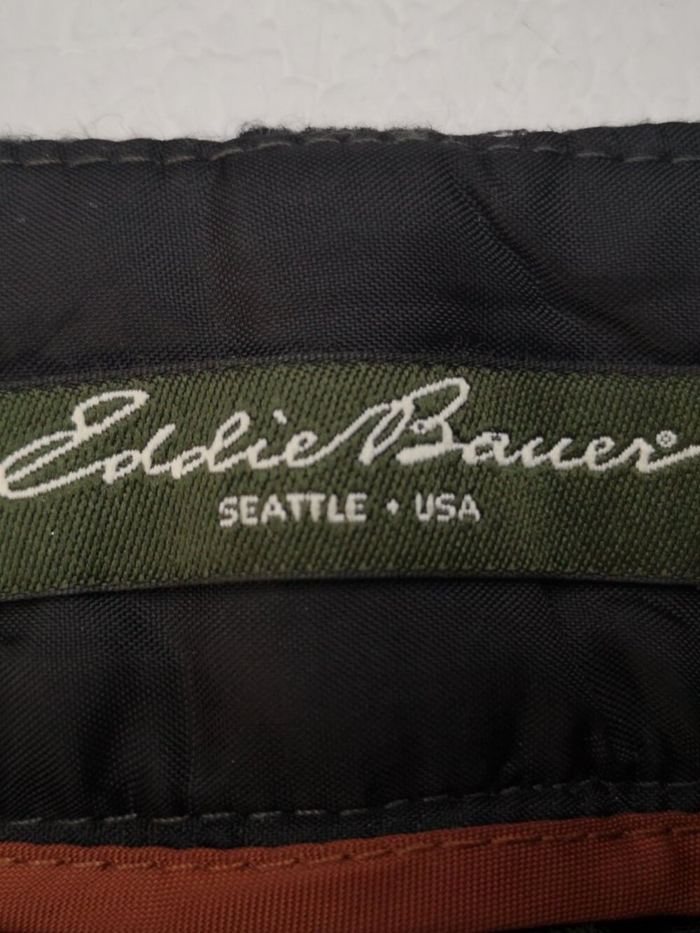 Eddie Bauer Mercer Fit Ladies Size 10 Black & Grey Plaid Lined Wool Blend Skirt - Picture 3 of 12